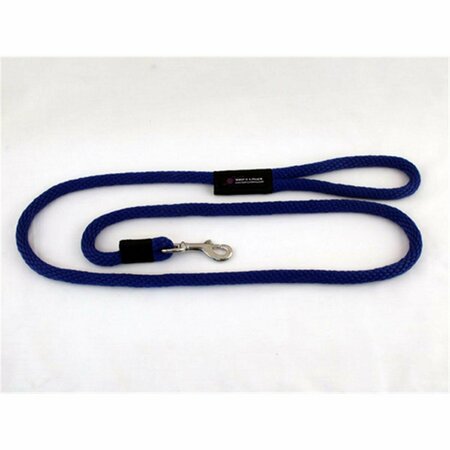 SOFT LINES Dog Snap Leash 0.5 In. Diameter By 10 Ft. - Royal Blue SO456427